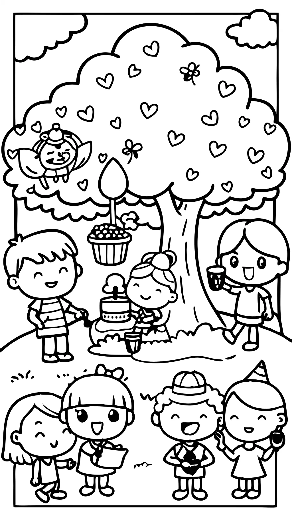 cute people coloring pages